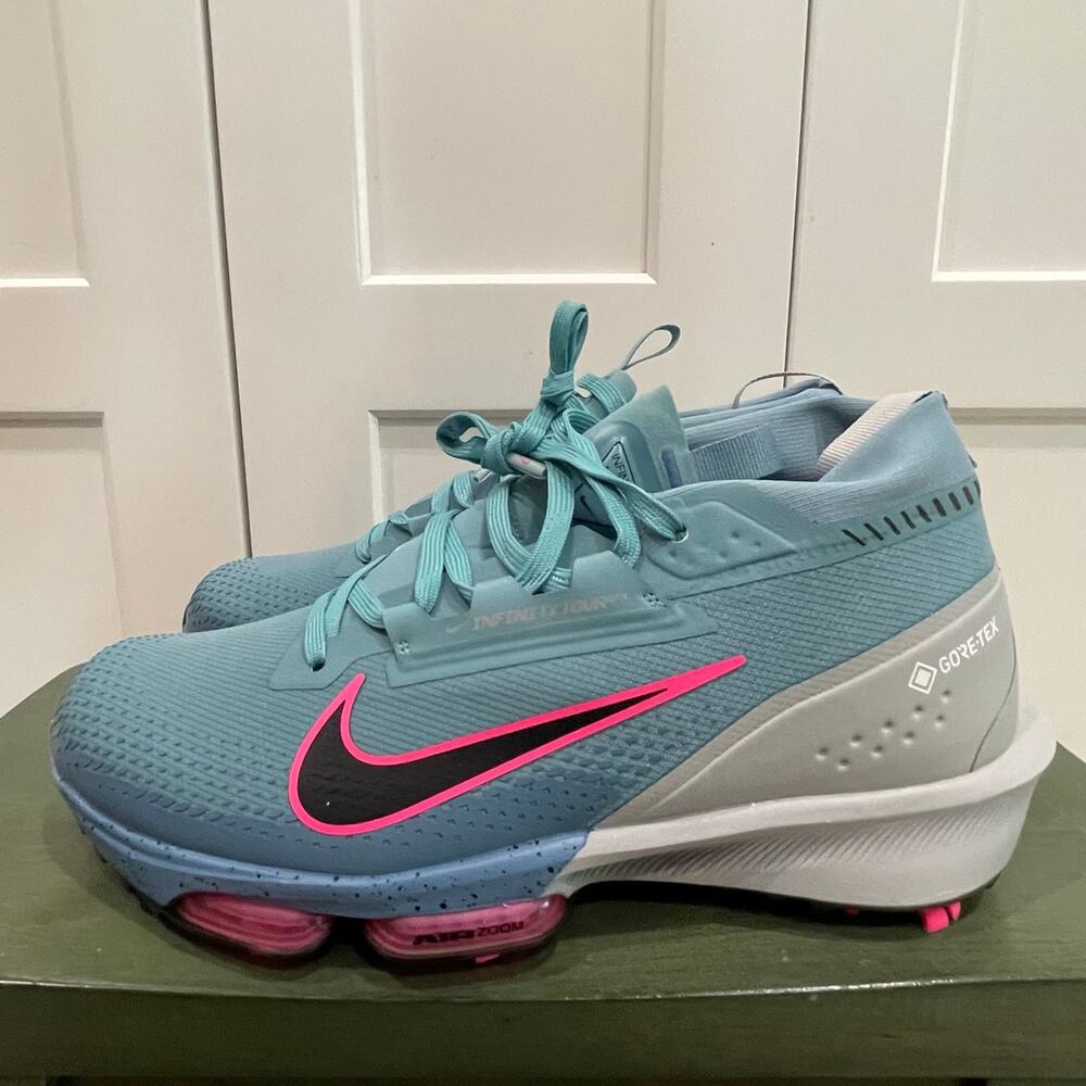 New Nike Infinity Tour 2 Gore-Tex Golf Shoes Turquoise Size 11.5 FV4897-400